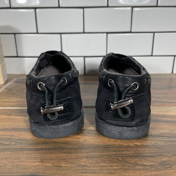 Skechers BOBS Chill Luxe Buttoned Up Womens Size 6.5 Shoes Black Comfort Flat - Picture 4 of 12